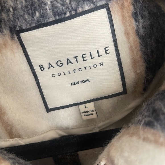 Bagatelle London Women’s Fleece Plaid Jacket - Picture 2 of 4